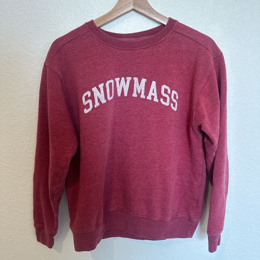 League Maroon Snowmass Sweatshirt